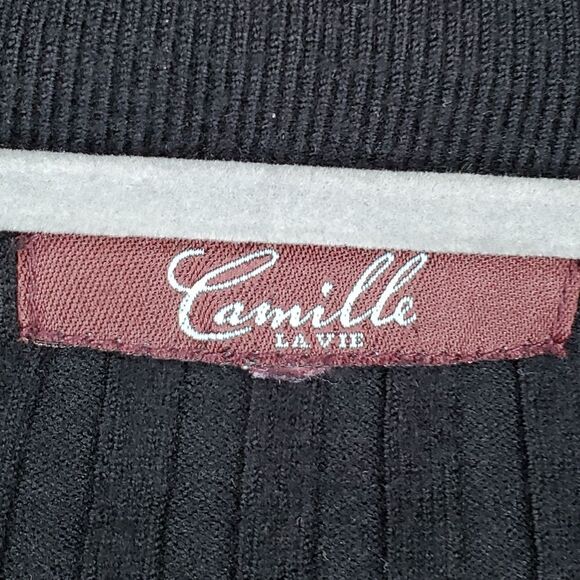*Camille La vie Zip Front Cardigan Sz L - Picture 4 of 7